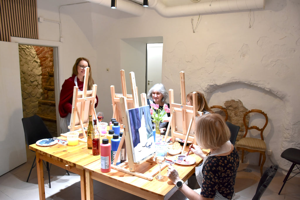 Booking link: Wine & Painting Masterclass in Riga - The Colorful Tastes of Latvia