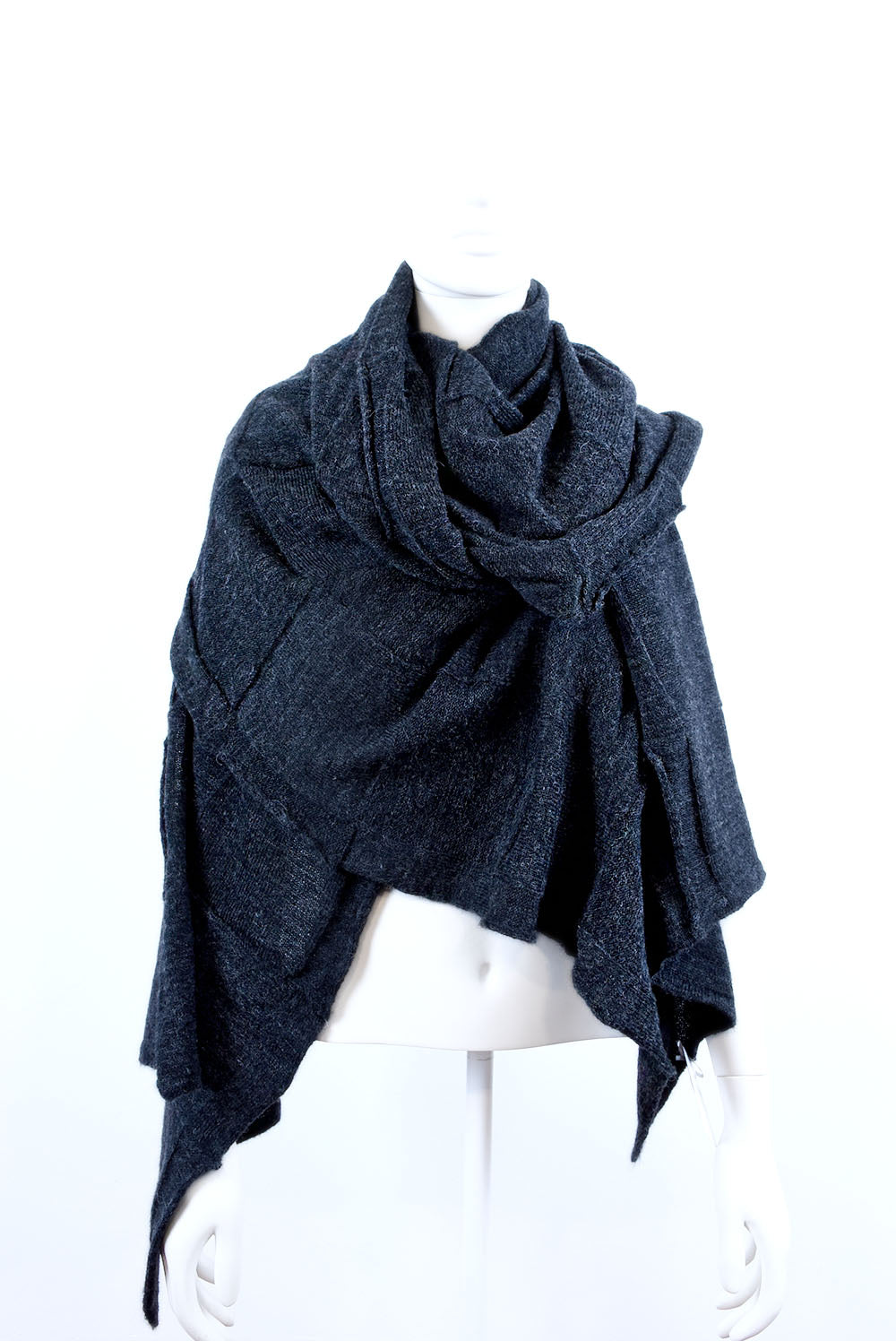 Mohair Shawl with Māra’s Pattern – Lightweight Lace Knit Wrap, Traditional Latvian Design Shoulder Scarf