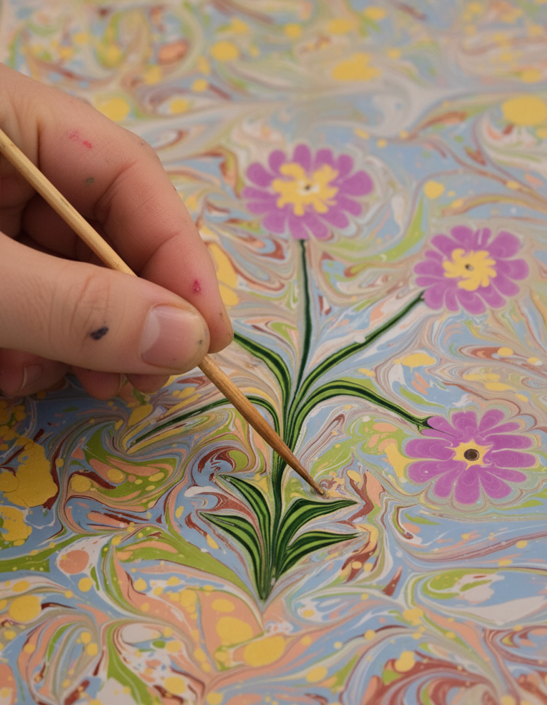 Contacts for booking: Silk nackchief Water Painting Workshop in Riga - Group Booking Only (Paper & Silk)