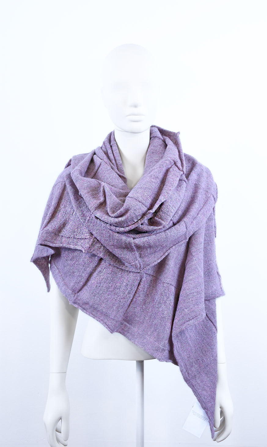 Mohair & Wool Oversized Scarf – Soft Knit Wrap, Warm Lightweight Shawl for Women