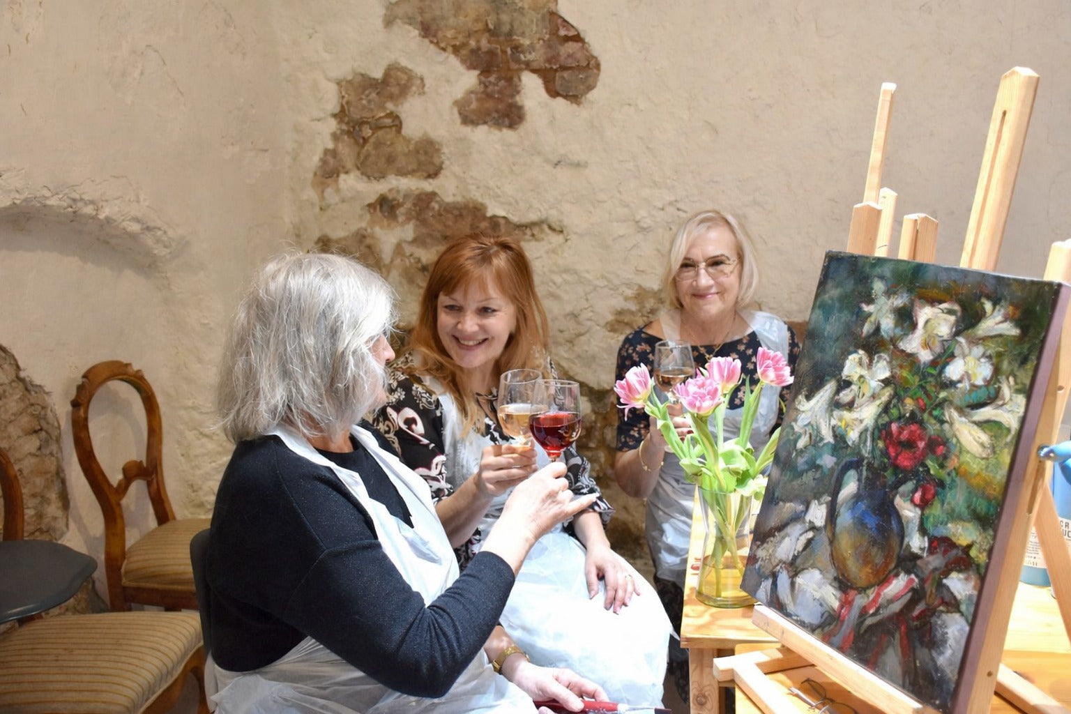 Booking link: Wine & Painting Masterclass in Riga - The Colorful Tastes of Latvia