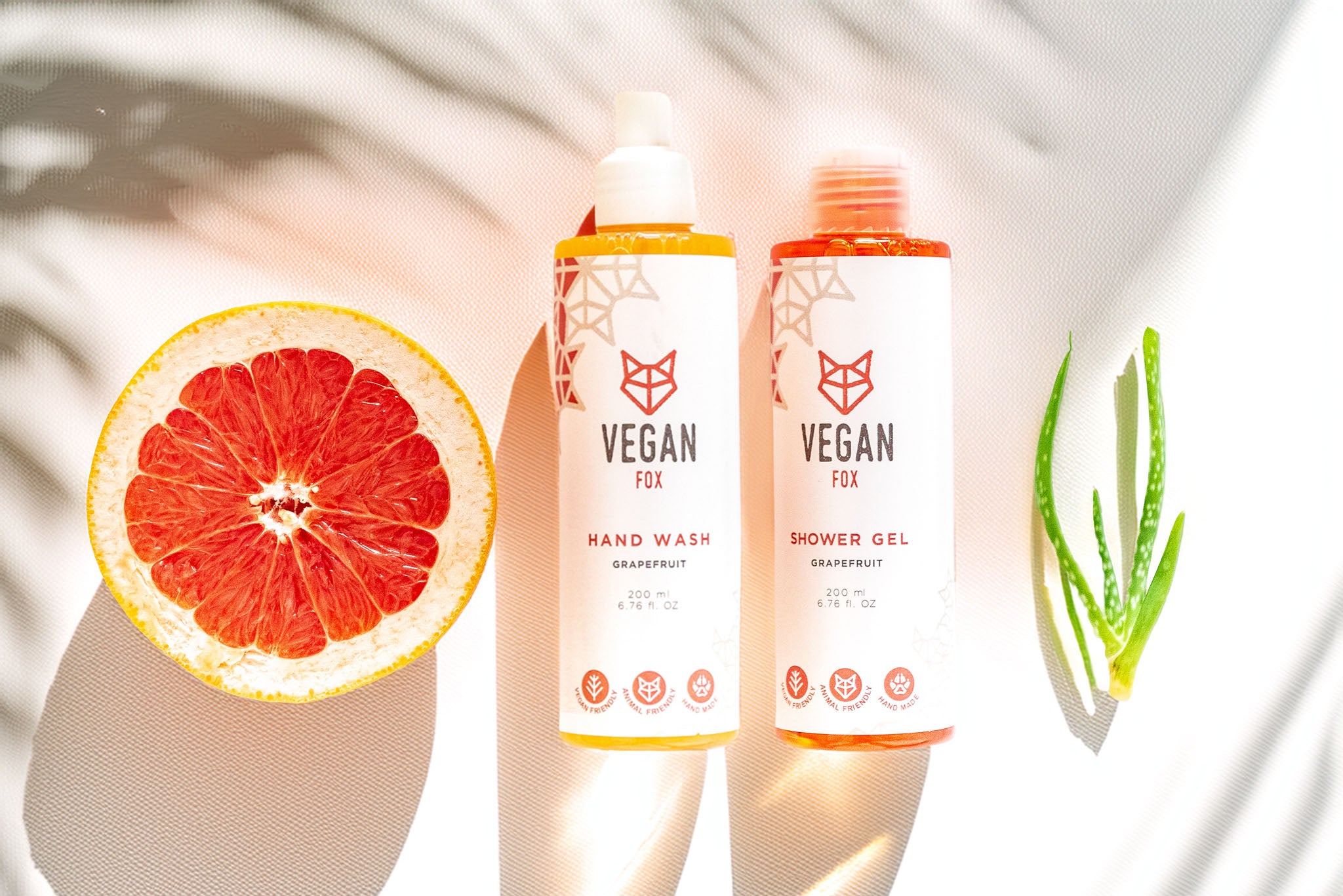 Grapefruit Shower & Hand Care Set – Handmade Natural Cosmetics made in Latvia