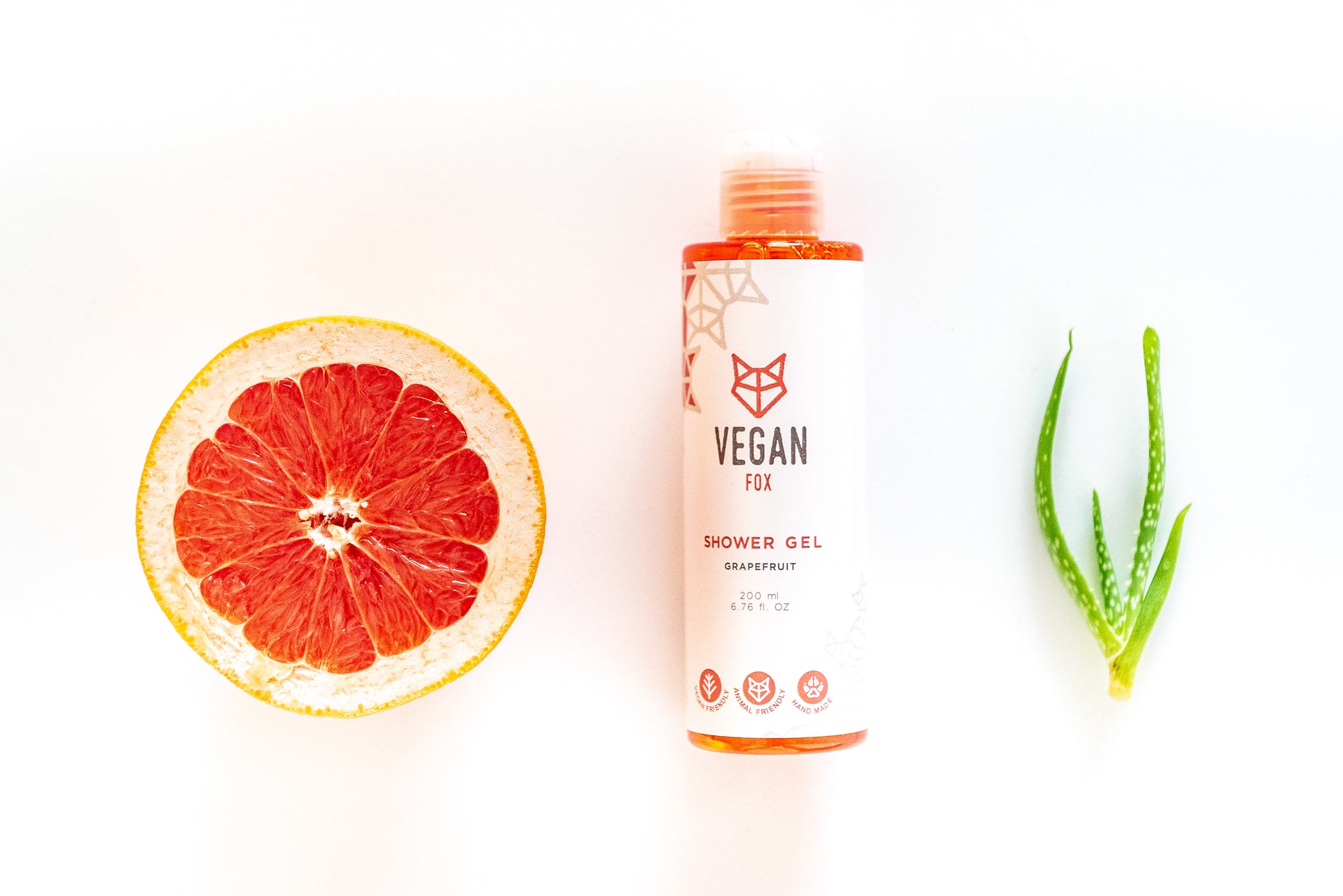 Grapefruit Shower & Hand Care Set – Handmade Natural Cosmetics made in Latvia