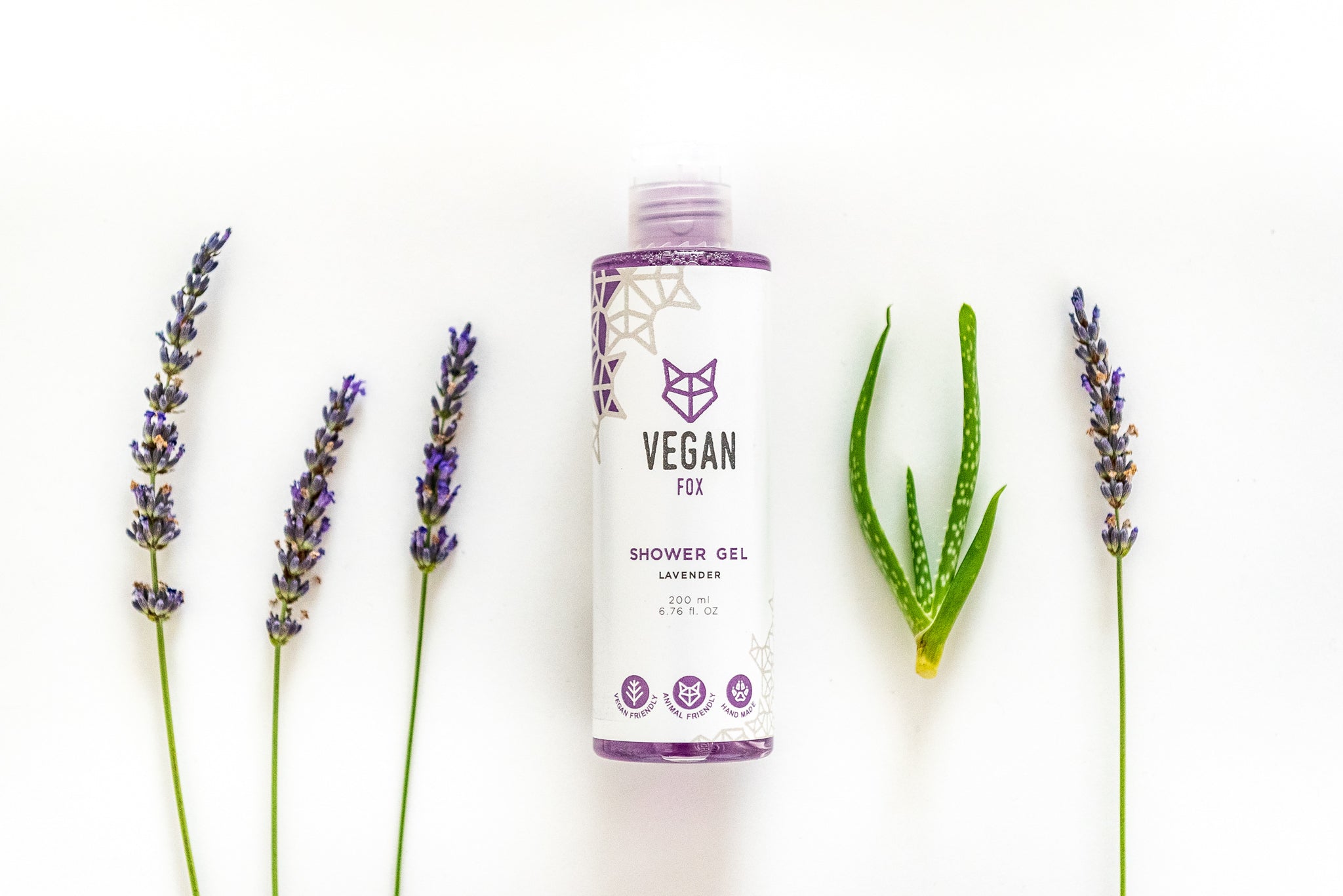 Shower Gel + Body Cream – Lavender Scent | Relaxing Natural Body Care made in Latvia