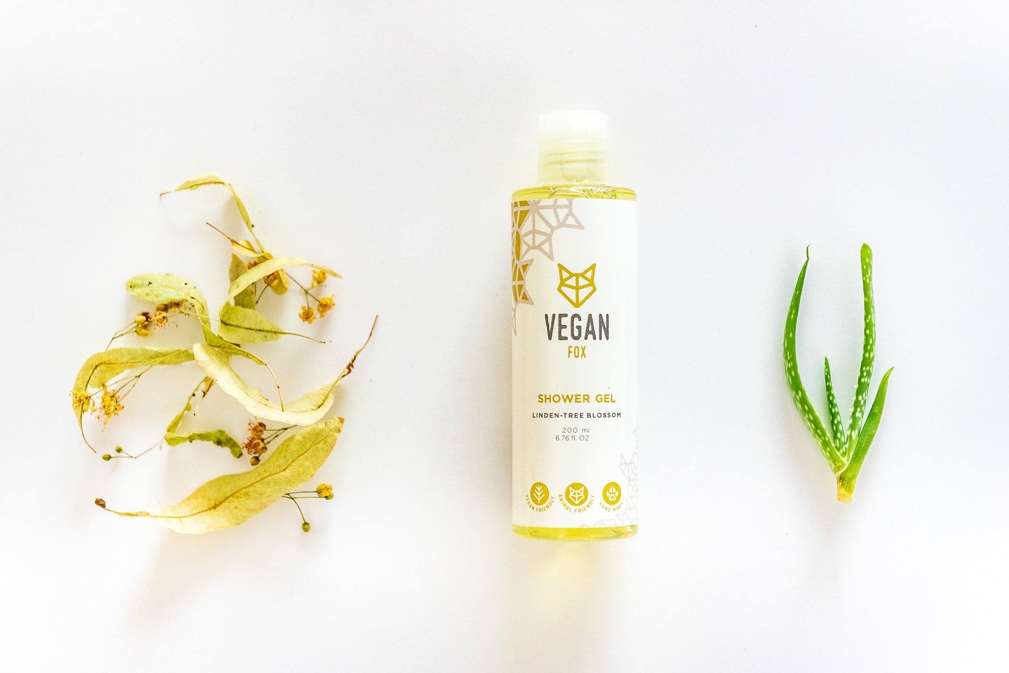 Shower Gel + Body Cream – Linden Blossom Scent | Relaxing Natural Body Care made in Latvia
